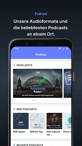 Скриншот 6 — RND - Nachrichten und Podcast