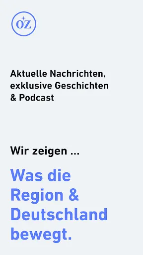 Скриншот 1 — OZ - Nachrichten und Podcast