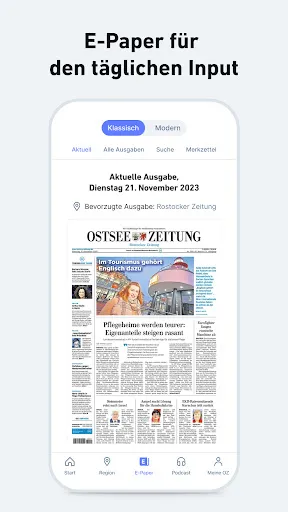 Скриншот 3 — OZ - Nachrichten und Podcast