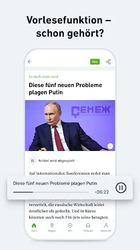 Скриншот 5 — SZ - Nachrichten und Podcast