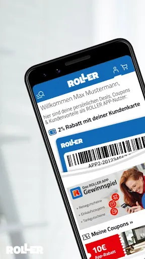 Скриншот 1 — ROLLER - Möbel & Coupons