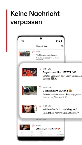 Скриншот 3 — RTL.de: News, Stories & Videos