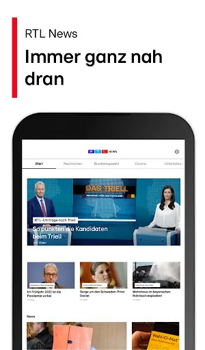 Скриншот 6 — RTL.de: News, Stories & Videos