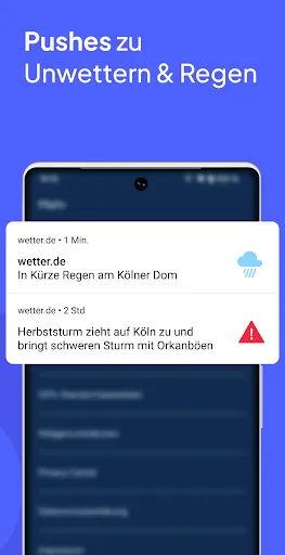 Скриншот 4 — wetter.de Wetter & Regenradar
