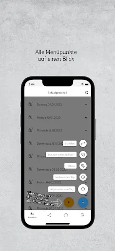 Скриншот 3 — Babyschlaf Protokoll APP