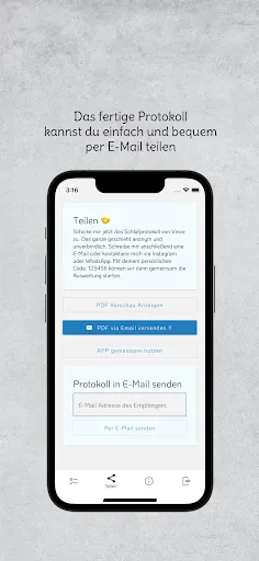 Скриншот 5 — Babyschlaf Protokoll APP