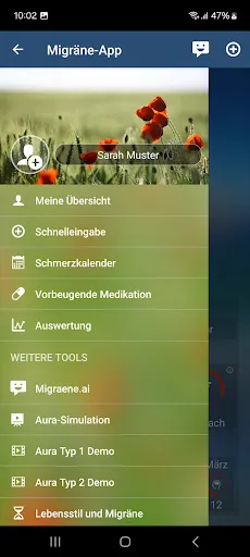 Скриншот 2 — Migräne App