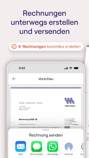 Скриншот 3 — sevdesk Buchhaltung & Rechnung
