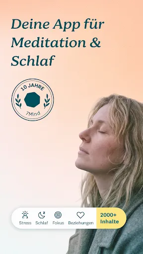 Скриншот 1 — 7Mind Meditation & Achtsamkeit