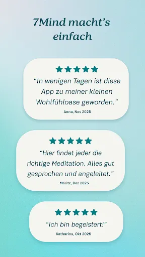 Скриншот 5 — 7Mind Meditation & Achtsamkeit
