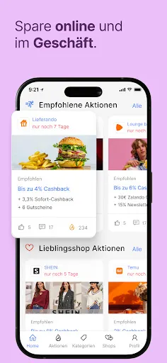 Скриншот 5 — Shoop - Cashback & Gutscheine