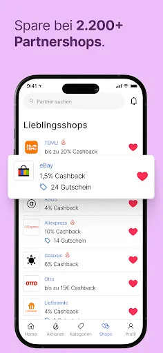 Скриншот 7 — Shoop - Cashback & Gutscheine