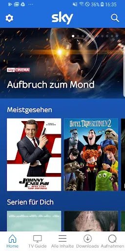 Скриншот 1 — Sky Go