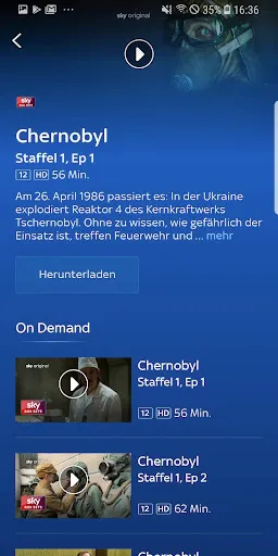 Скриншот 2 — Sky Go