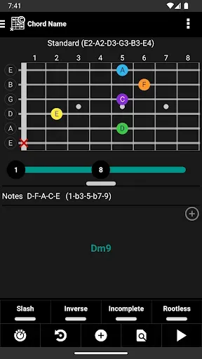 Скриншот 1 — s.mart Reverse Chord Finder