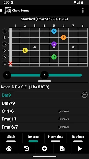 Скриншот 2 — s.mart Reverse Chord Finder