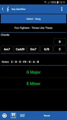 Скриншот 3 — s.mart Song Key Identifier