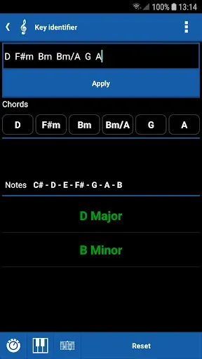 Скриншот 4 — s.mart Song Key Identifier