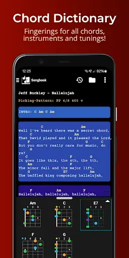 Скриншот 2 — Songbook: Chords, Lyrics, Tabs