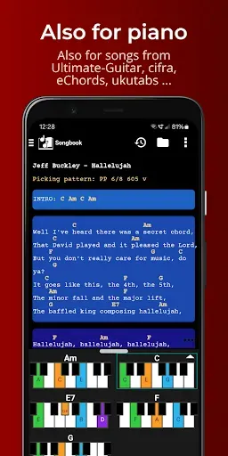 Скриншот 3 — Songbook: Chords, Lyrics, Tabs