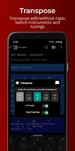 Скриншот 6 — Songbook: Chords, Lyrics, Tabs