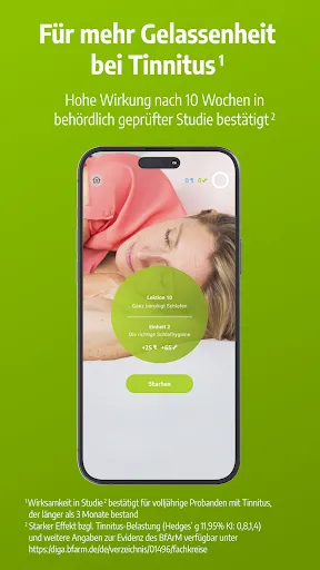Скриншот 4 — Meine Tinnitus App