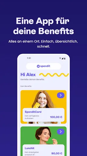 Скриншот 1 — spendit | myBenefits