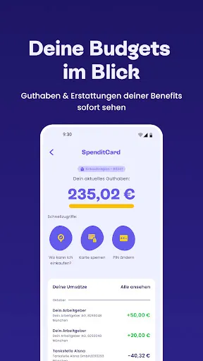Скриншот 2 — spendit | myBenefits