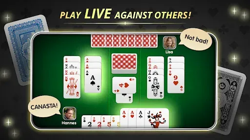 Скриншот 1 — Canasta Online – Card Game