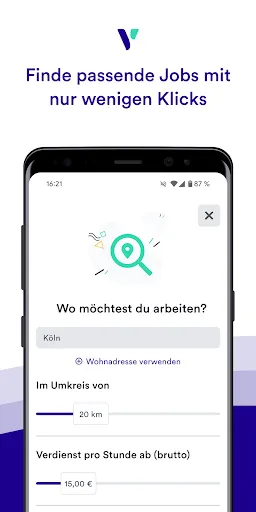 Скриншот 4 — jobvalley – Studentenjobs