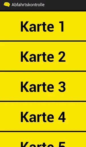 Скриншот 1 — Abfahrtkontrolle Karten 1-10