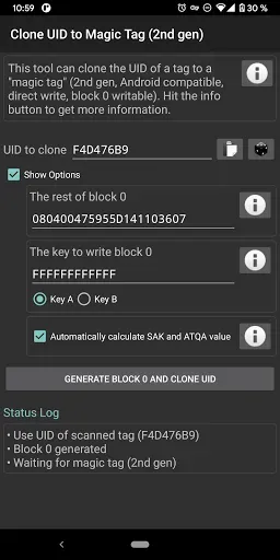 Скриншот 6 — MIFARE Classic Tool
