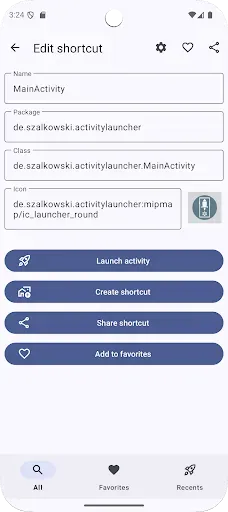 Скриншот 2 — Activity Launcher Pro