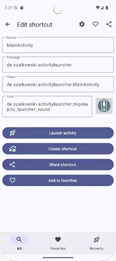 Скриншот 2 — Запуск Activity