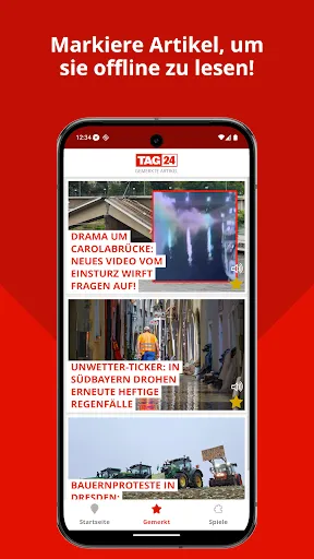 Скриншот 3 — TAG24 NEWS: Alle Nachrichten