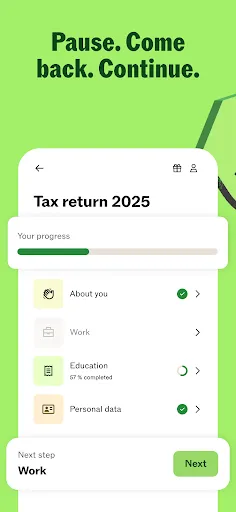 Скриншот 6 — Taxfix: Tax return for Germany
