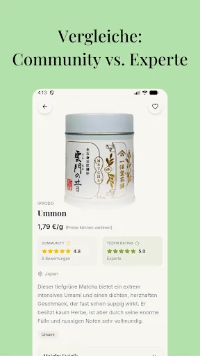 Скриншот 8 — Teeo: Matcha & Tee Tracker