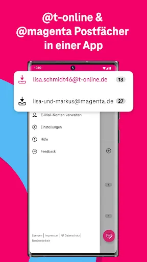Скриншот 3 — Telekom Mail – E-Mail App