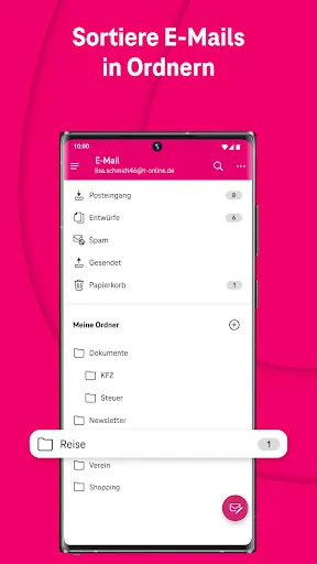 Скриншот 4 — Telekom Mail – E-Mail App