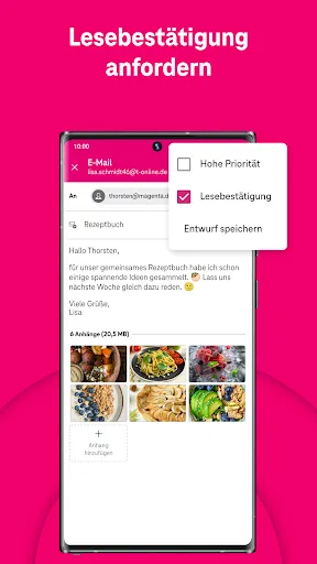 Скриншот 6 — Telekom Mail – E-Mail App