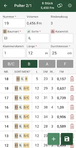 Скриншот 1 — TimberData Pro