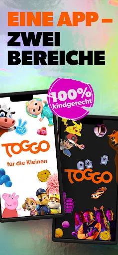 Скриншот 1 — TOGGO Spiele, TV, Unterhaltung