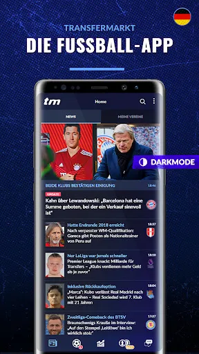 Скриншот 1 — Transfermarkt Fußballdatenbank