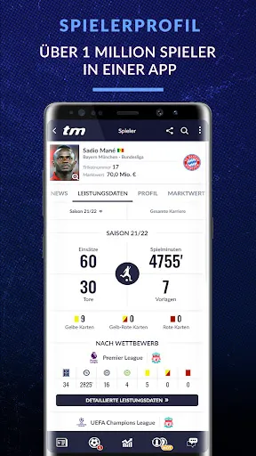 Скриншот 3 — Transfermarkt Fußballdatenbank