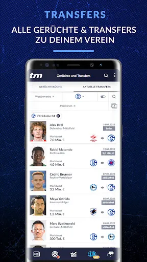 Скриншот 4 — Transfermarkt Fußballdatenbank