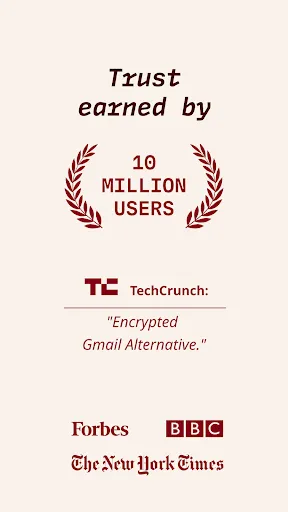 Скриншот 3 — Tutanota - зашифрованная почта