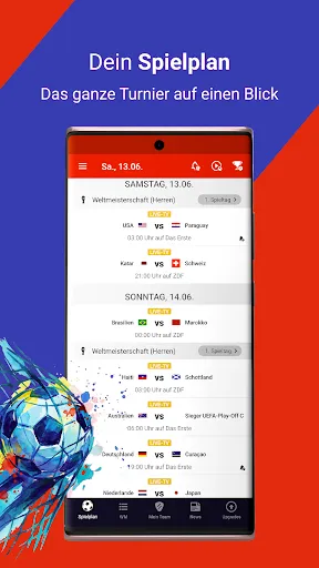 Скриншот 2 — WM 2026 App mit TV.de Live TV