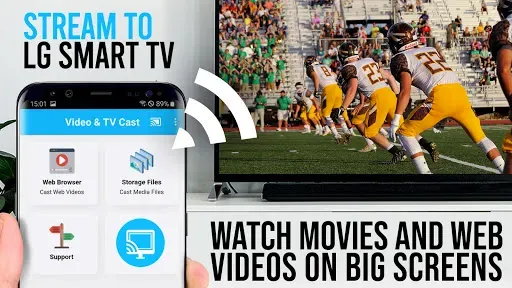 Скриншот 1 — TV Cast Pro for LG webOS