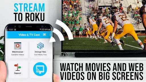 Скриншот 1 — TV Cast Pro for Roku