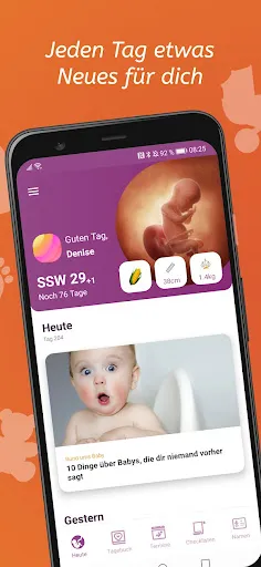 Скриншот 3 — Babelli Schwangerschafts App